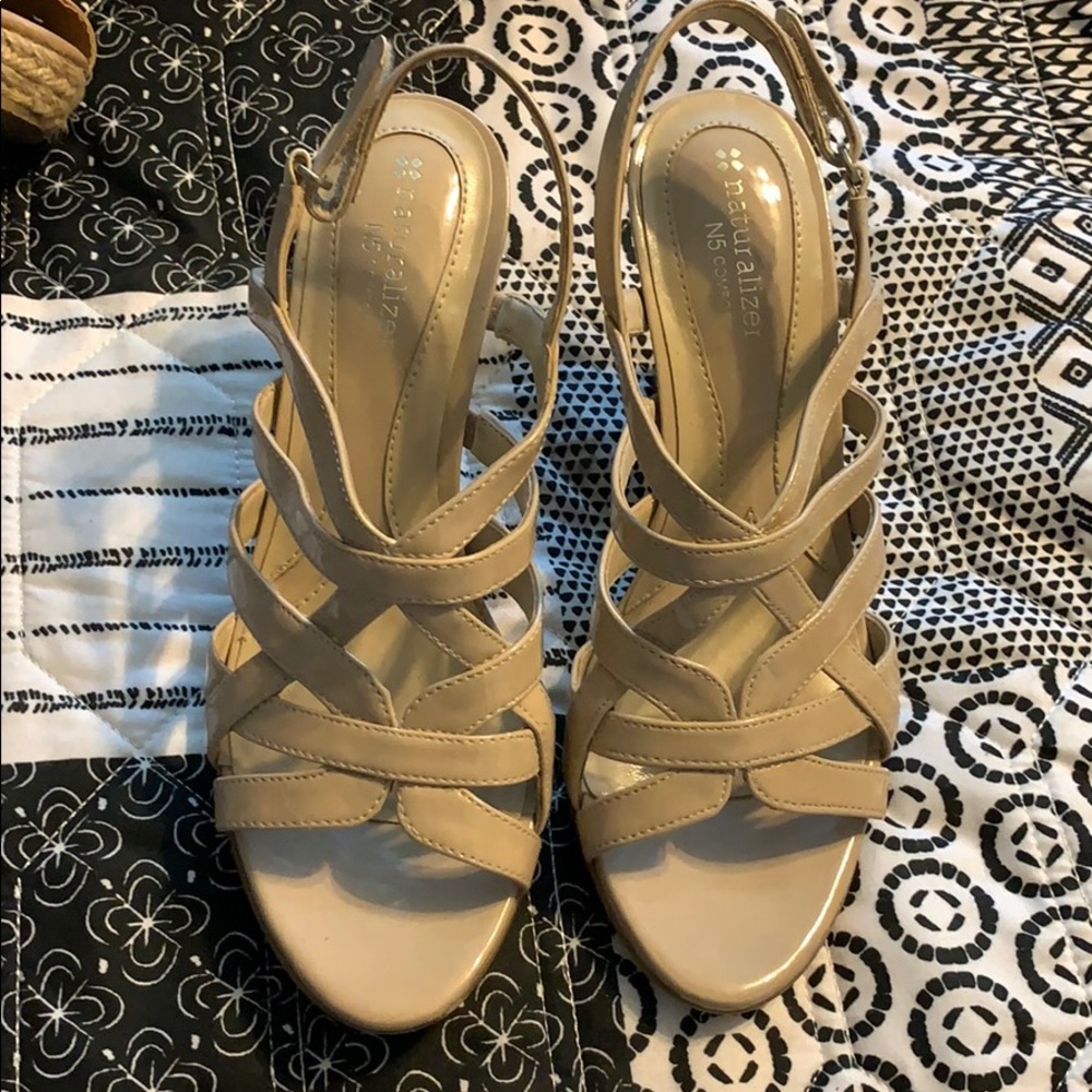 Cream heels